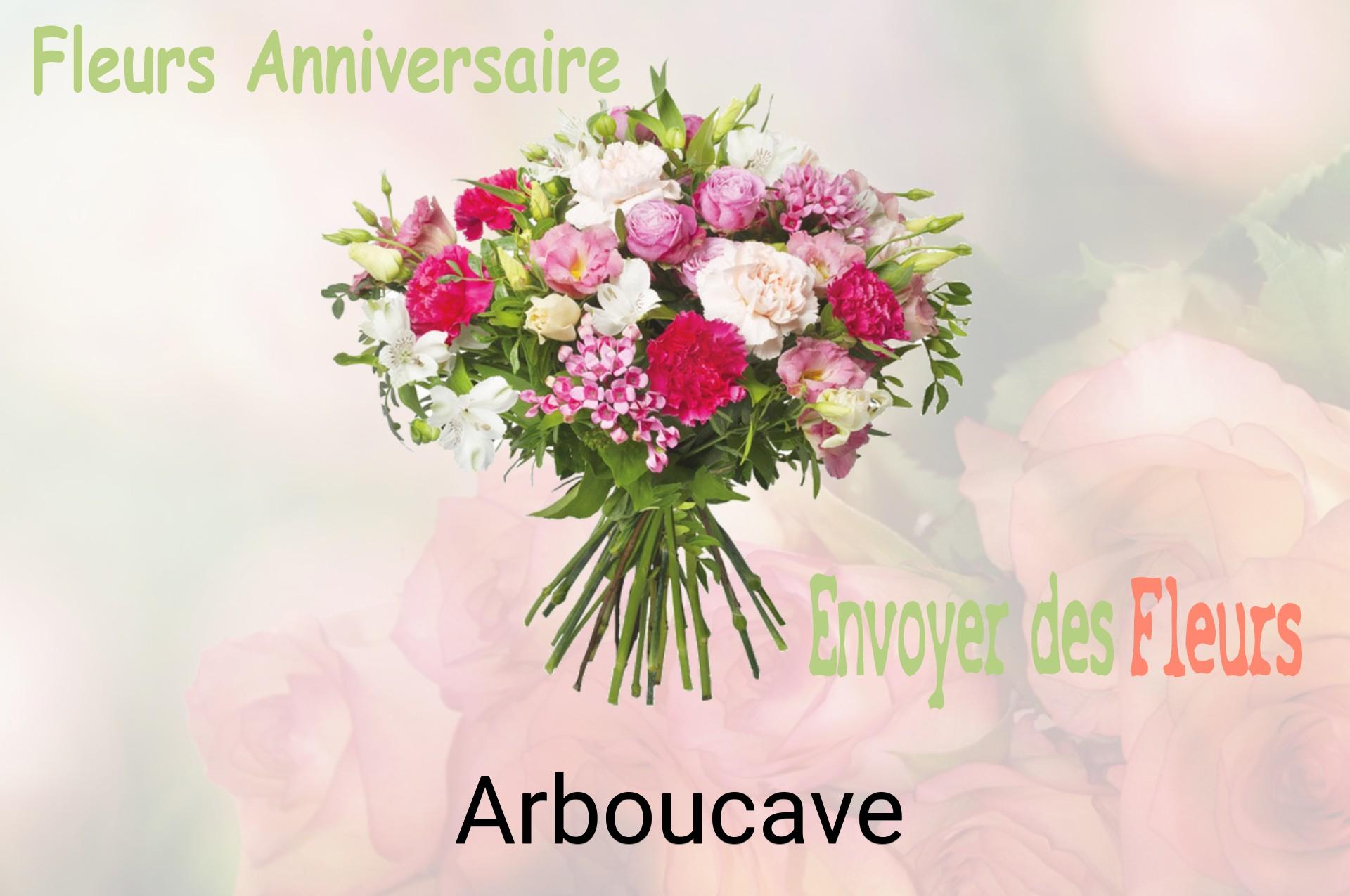Bouquet de fleurs d’anniversaire livré à Arboucave